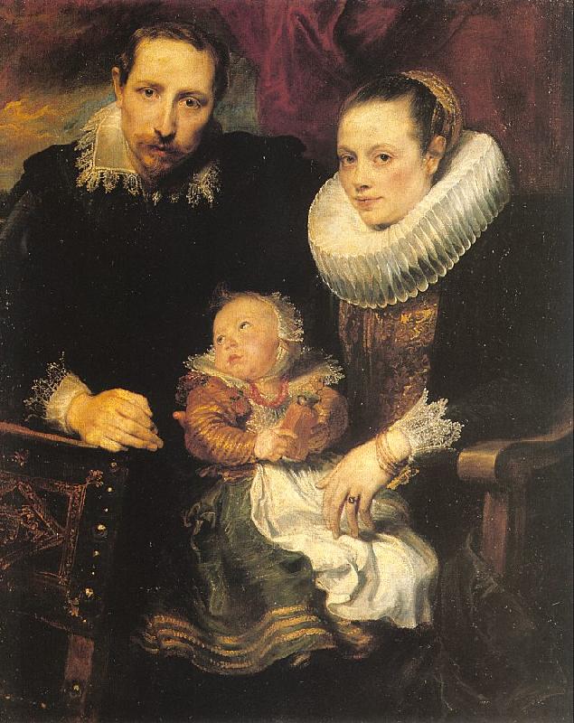 Dyck, Anthony van Family Portrait Germany oil painting art